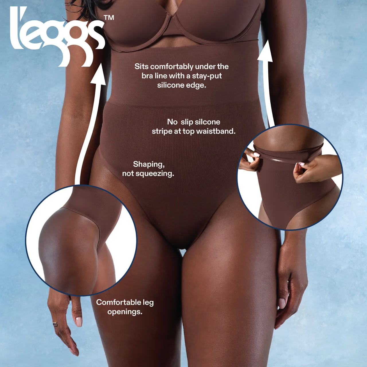 L'eggs- 360 Shape Seamless Fit - High Waist Thong - Image 2